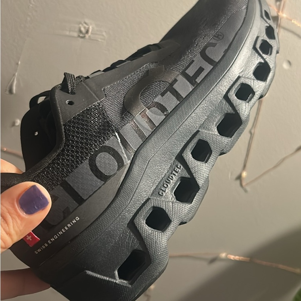 On Cloudtec All-Black Women's Running Shoe